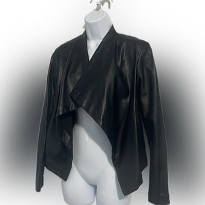 New faux leather jacket size 2